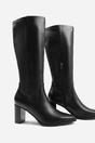 Black 'Ainsley' Block Heel Knee High Boots, Image 3 of 4