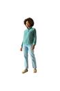 Olive Frankie Quarter Zip Fleece Top, Image 5 of 5