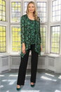 Emerald Julianna Floral Hanky Hem Chiffon Jacket, Image 4 of 5