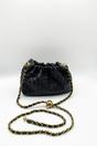 Black Woven Crossbody Handbag, Image 2 of 5