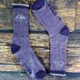 Purple 3 Pack Lightweight Cotton Hiking Socks, Image 3 of 5