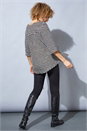 Ivory  Rainbow Textured Tunic Top, Image 3 of 4