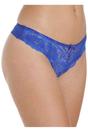 Blue 2 Pack Floral Lace Thong, Image 4 of 4