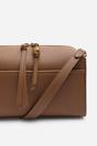 Dark Brown Where's That From Dark Brown 'Dune' Faux Leather Structured Mini Shoulder Bag, Image 3 of 7