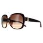 Brown Salvatore Ferragamo Brown Rectangle Brown Brown Gradient Sunglasses, Image 2 of 4
