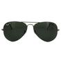 Grey Aviator Gunmetal Green Polarized Aviator 3025 Sunglasses, Image 1 of 2