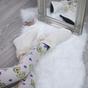 Beige AJVANI Beige Knitted Glitter Ankle Boot Slippers, Image 4 of 5