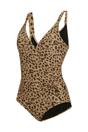 Multi Baylenne Leopard One Piece Swimsuit, Image 3 of 3