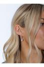 Silver Baroque Pearl Earrings, Image 2 of 4