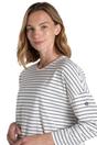 Navy Blue Kielder Drop Shoulder TShirt, Image 3 of 4