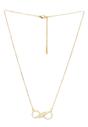 Gold Golden Infinity Spark Necklace, Image 3 of 5