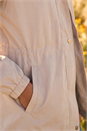 Stone Lightweight Hooded Jacket, Image 4 of 4