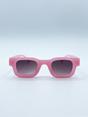 Pink Matte Square Sunglasses in Pink, Image 1 of 6