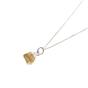 Silver Sterling Silver Raw Citrine November Birthstone Necklace, Image 1 of 1