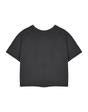 Charcoal Hello Kitty Cropped Short Sleeved T-Shirt, Image 2 of 6