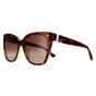 Brown Moschino Brown Square Havana Yellow Brown Gradient Sunglasses, Image 2 of 4