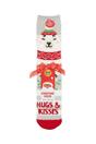White Cosy Novelty Christmas Socks for Wo - Festive Gift Socks, Image 2 of 3
