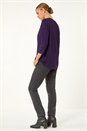 Purple Hotfix Embellished Bow Top, Image 3 of 5