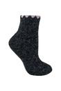 Black Ladies Warm Alpaca Wool Blend Boot Socks, Image 1 of 4