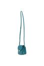 Green Elegant Leather Crossbody Bag with Twist Lock, Image 3 of 4