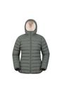 Khaki Faux Fur Lined Padded Jacket, Image 1 of 5