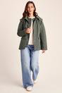 Khaki Shea Waterproof Trench Coat, Image 4 of 5