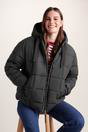 Black Else Oversized Shower Resistant Jacket, Image 2 of 6