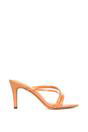 Peach XY LONDON Peach 'Angel' Stiletto High Heel Mule Sandals, Image 1 of 6