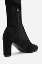 Black 'Sonya'  Block Heel Over The Knee Boots, Image 6 of 7