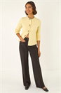 Black Pocket Button Smart Trousers, Image 1 of 5