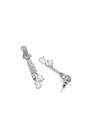 Silver Silver knot Dangle Earrings, Image 3 of 4
