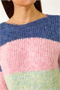 Multi  Dusk Stripe Knit Jumper, Image 5 of 5