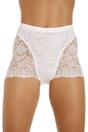 White 2 Pack Floral Lace Control Boxers, Image 1 of 4