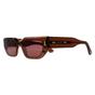 Brown Calvin Klein Brown Rectangle Transparent Brown Pink Dark Purple CK24500S, Image 2 of 3