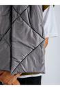 Grey SVNX Grey Puffer Scarf, Image 2 of 4