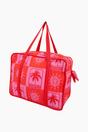 Pink Summery Double Handle Tote Bag, Image 2 of 3