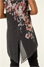 Ivory  Floral Embellished Wrap Top, Image 5 of 5
