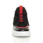 Black Retro Trainers Hi Tops, Image 6 of 6