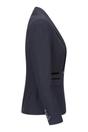 Navy Infinity Leather Navy Women's Tweed Navy Check Blazer Wool Jacket, Image 3 of 4