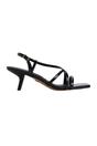 Black Lendacan Strappy Kitten Heel Sandals, Image 1 of 4