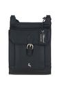 Black 'Eclisse Cuoio' Real Leather Crossbody Bag, Image 1 of 4