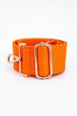 Orange Sarta Orange Plain Woven Wide Bag Strap, Image 3 of 4