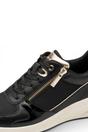 Black Tamaris Black Tamaris Black Gold Platform Sneakers, Image 5 of 7