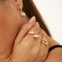 Silver Spero Silver Double Marquise Sterling Silver Adjustable Ring, Image 2 of 5