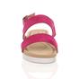 Fuchsia AJVANI Fuchsia Flatform Strappy Slingback Sandals, Image 6 of 6