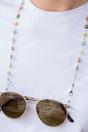 Silver The Colourful Aura Silver 70 CM Multicolour Sun Flower Daisy Sun Glass Reading Eyewear Holder Lanyard Chain, Image 1 of 1