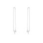 Silver Spero Silver Lightning Bolt Sterling Silver Chain Drop Earring - Pair, Image 1 of 1