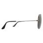 Grey Aviator Gunmetal Green Aviator 3025 Sunglasses, Image 4 of 8