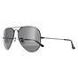 Black Aviator Polished Black Black Polarized Aviator 3025, Image 2 of 4