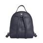 Navy 'BETTY' Zip Top Mini Pebble Grain Leather Backpack, Image 4 of 6